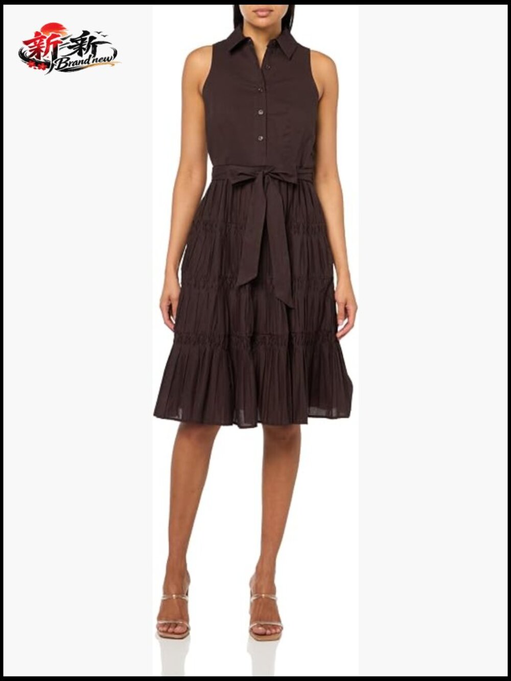 Anne Klein Women's Diamond Detail Shirt Dress